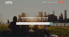 Desktop Screenshot of juniorcourses.com