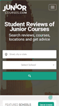 Mobile Screenshot of juniorcourses.com